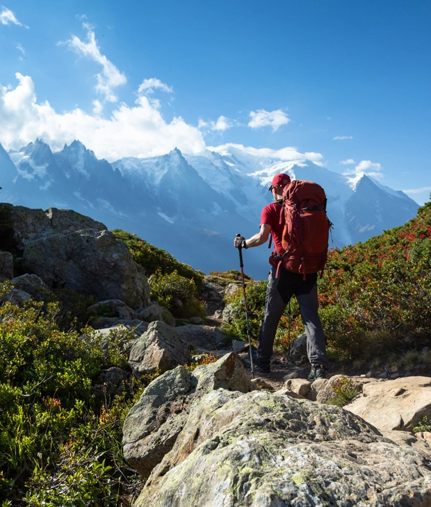 Hiking in the great outdoors
