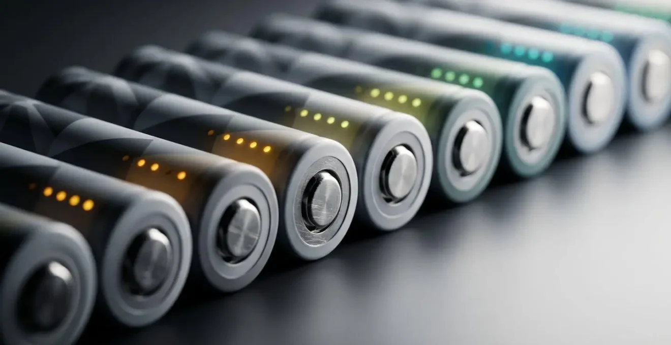 Close-up detail showing battery drain patterns illustrating power consumption relationship